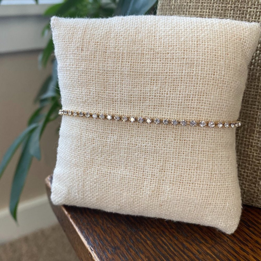Gold Tennis Bracelet
